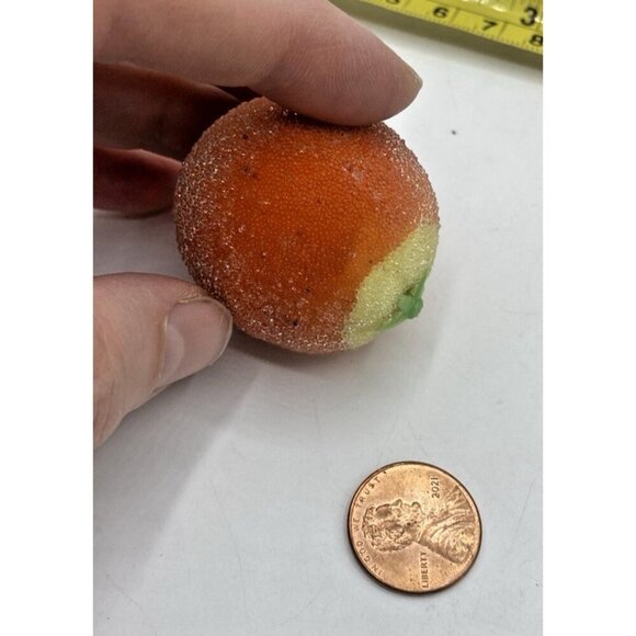 VTG Faux Sugar Fruit Lot 19 Home Decor Set Crafts DIY Cottage Tropical - Picture 12 of 13